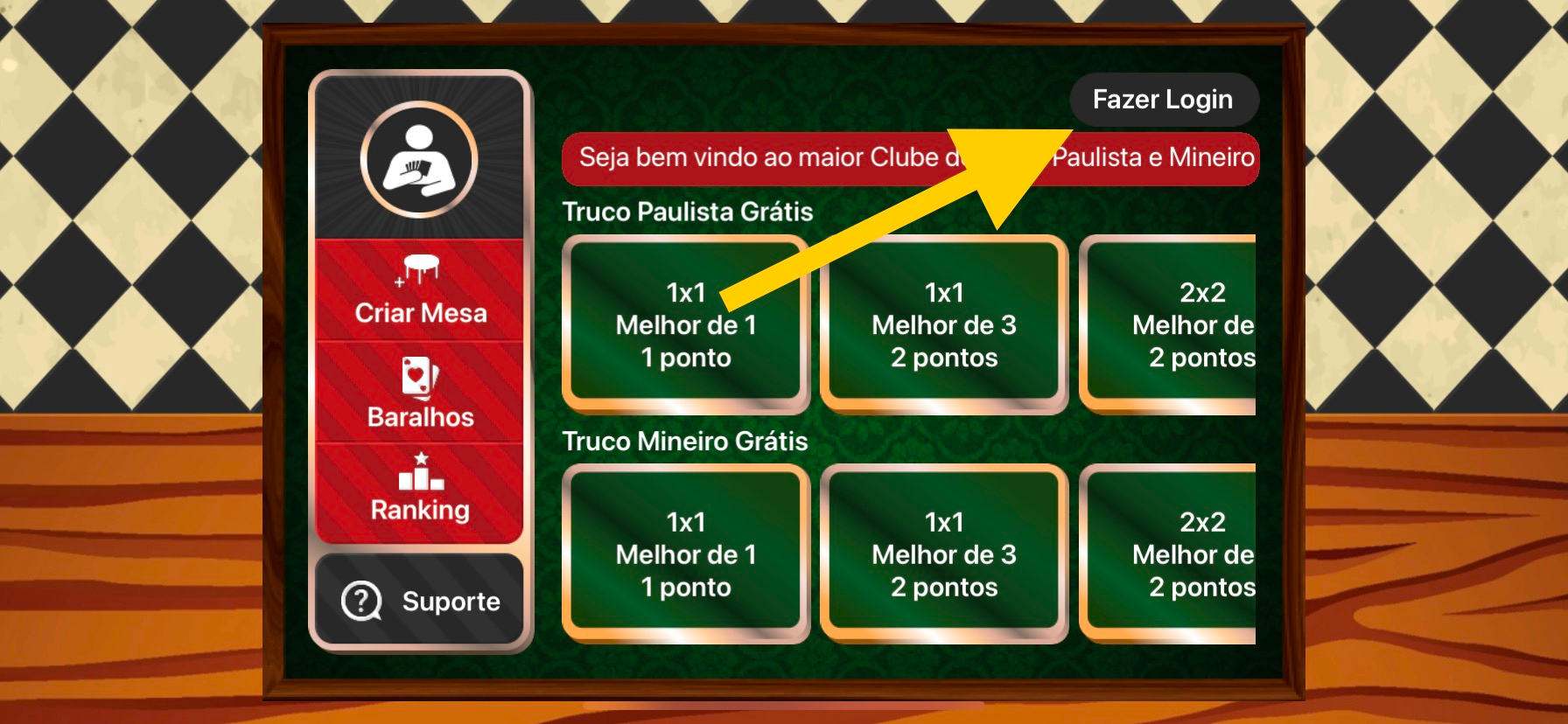 O Melhor Game Brasileiro para você jogar Truco Online Grátis em
